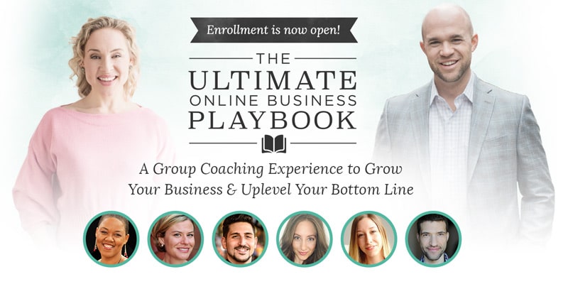 The Ultimate Online Business Playbook - An 8 week group coaching experience with a no-holds-barred behind-the-scenes look